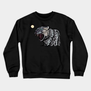 Snow Leopard Crewneck Sweatshirt